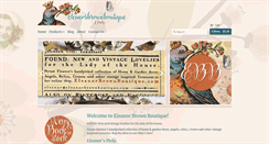 Desktop Screenshot of eleanorbrownboutique.com